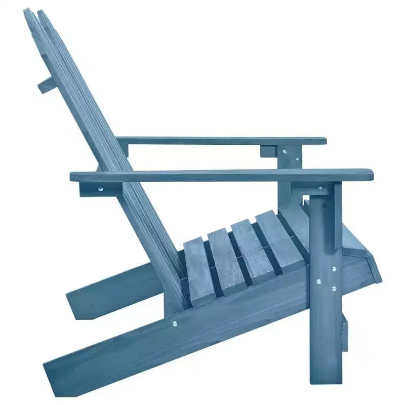 vidaXL Sedia da Giardino Adirondack a 2 Posti - Legno Massello di Abete - Blu - Seduta da Patio/Esterno/Terrazza - Resistente alle Intemperie - Design Ergonomico - Facile Manutenzione