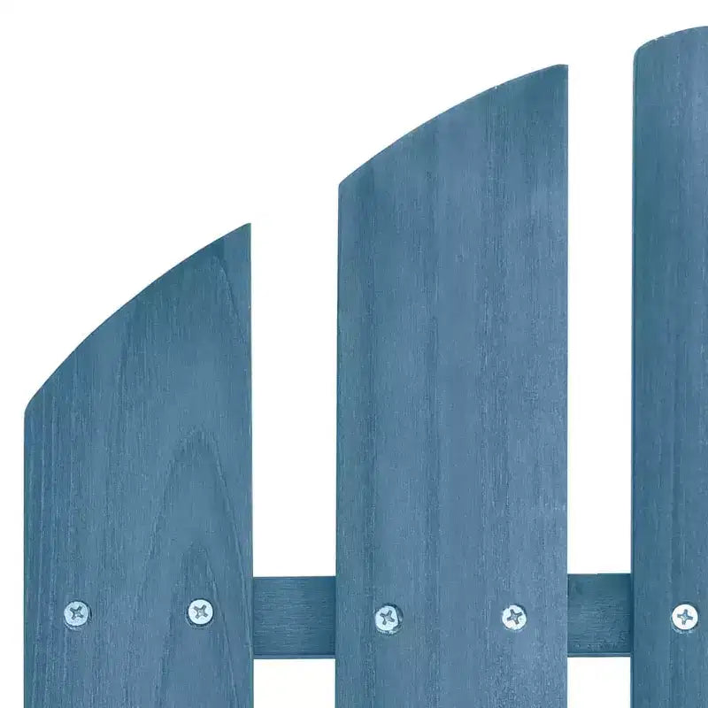 vidaXL Sedia da Giardino Adirondack a 2 Posti - Legno Massello di Abete - Blu - Seduta da Patio/Esterno/Terrazza - Resistente alle Intemperie - Design Ergonomico - Facile Manutenzione