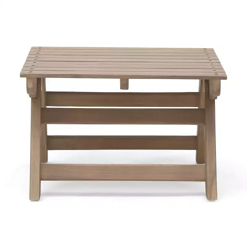 GDFStudio Cartagena Set da Conversazione da Esterno 3 Pezzi con Poltrone Adirondack in Legno di Acacia