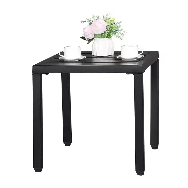 Tavolino quadrato classico Adirondack - Tavolino da esterno in composito HDPE durevole, facile manutenzione e resistente alle intemperie