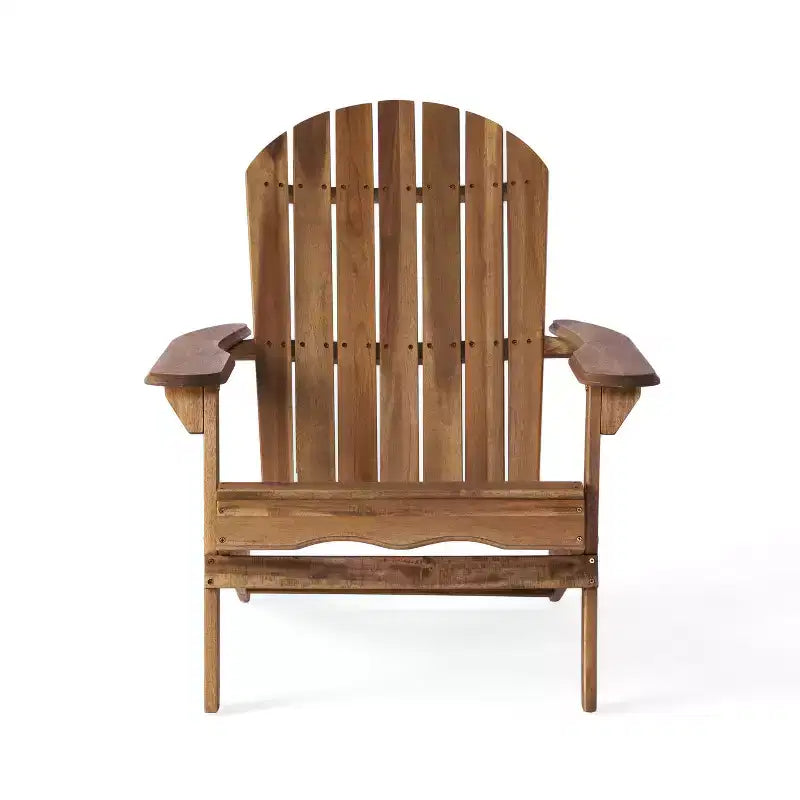 Christopher Knight Home Malibu Sedie da Giardino Adirondack in Legno di Acacia con Cuscini (Set da 2)