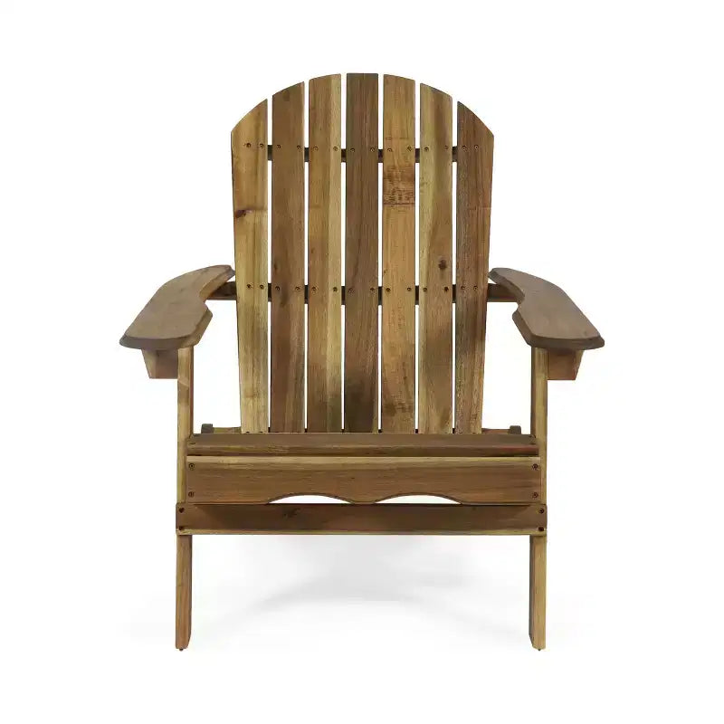Christopher Knight Home Jane set di 3 pezzi Adirondack da esterno pieghevole in legno di acacia con cuscini