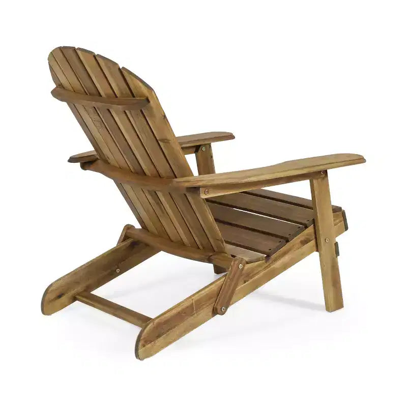Christopher Knight Home Jane set di 3 pezzi Adirondack da esterno pieghevole in legno di acacia con cuscini