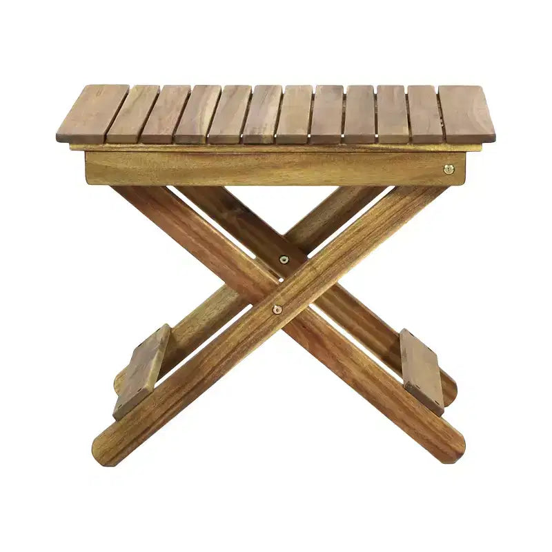 Christopher Knight Home Jane set di 3 pezzi Adirondack da esterno pieghevole in legno di acacia con cuscini