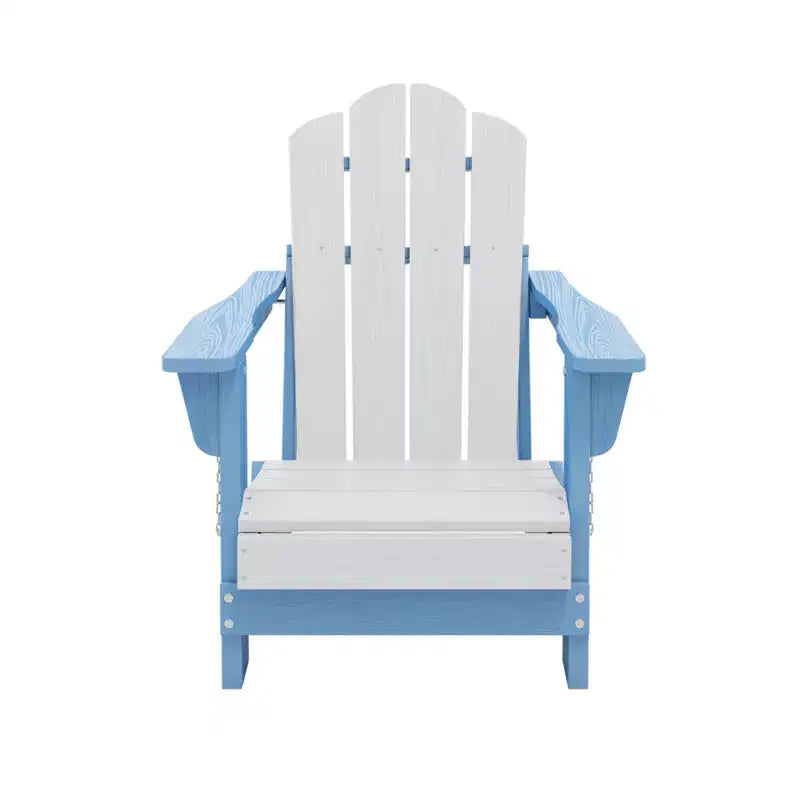 Set di sedie Adirondack da esterno per bambini Hyleory, pieghevoli in HDPE (2 pezzi)