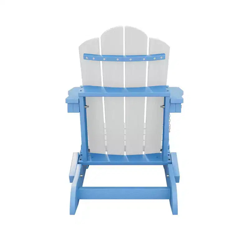 Set di sedie Adirondack da esterno per bambini Hyleory, pieghevoli in HDPE (2 pezzi)