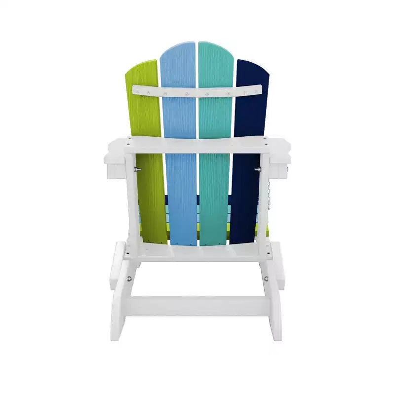 Set di sedie Adirondack da esterno per bambini Hyleory, pieghevoli in HDPE (2 pezzi)