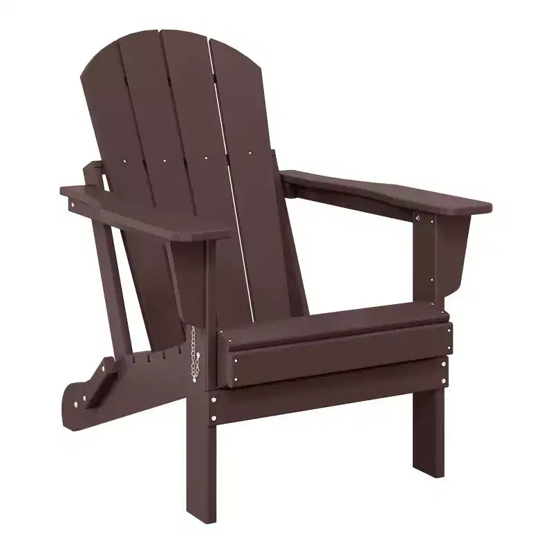 Sedia Pieghevole da Esterno in Poly HDPE WestinTrends Malibu Adirondack