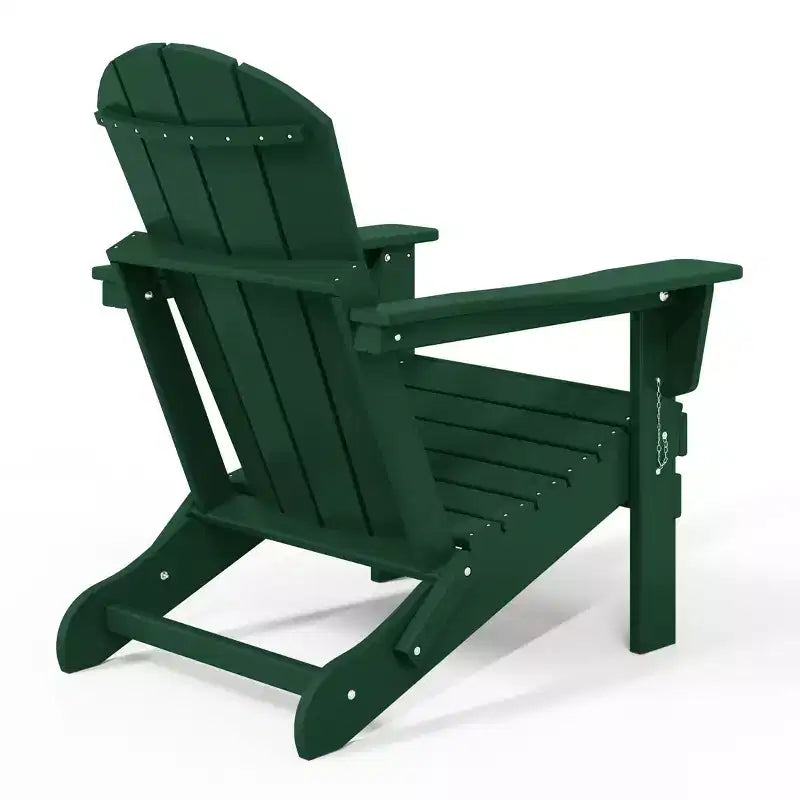 Sedia Pieghevole da Esterno in Poly HDPE WestinTrends Malibu Adirondack