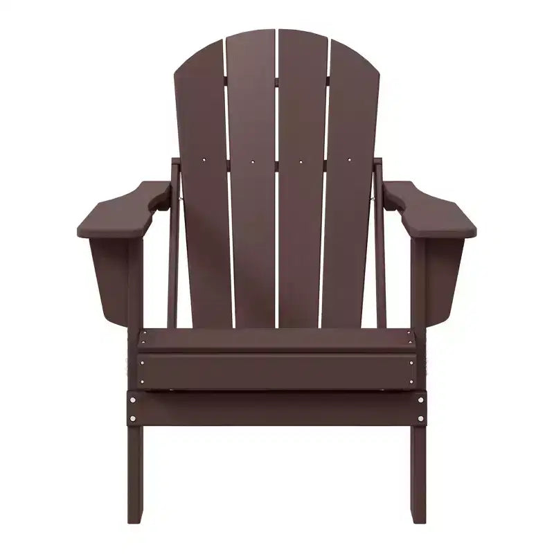Sedia Pieghevole da Esterno in Poly HDPE WestinTrends Malibu Adirondack