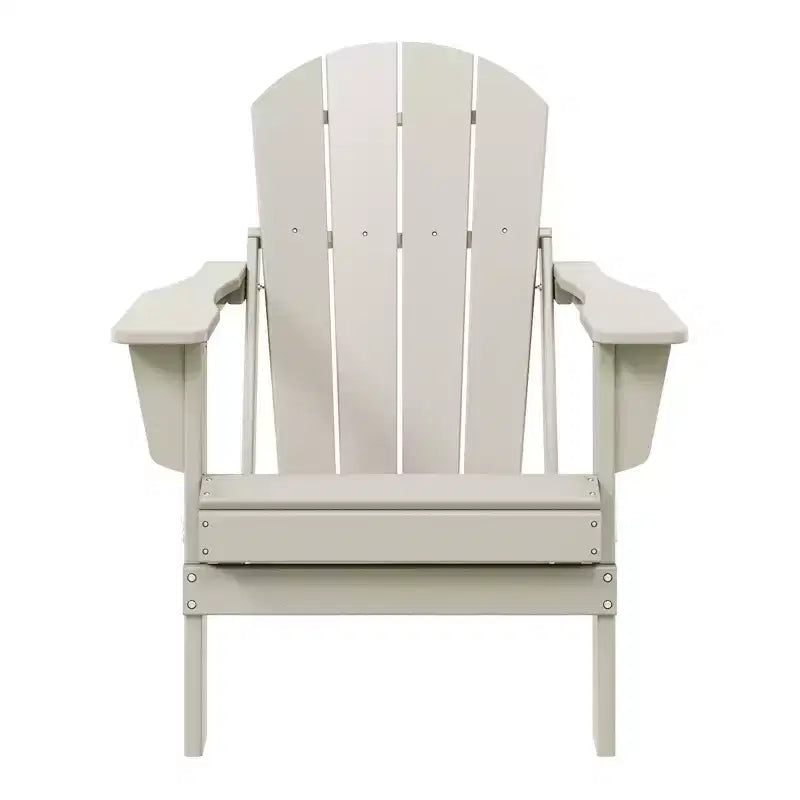 Sedia Pieghevole da Esterno in Poly HDPE WestinTrends Malibu Adirondack