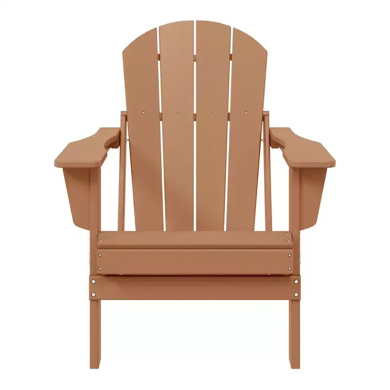 Sedia Pieghevole da Esterno in Poly HDPE WestinTrends Malibu Adirondack