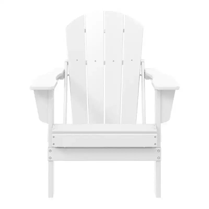 Sedia Pieghevole da Esterno in Poly HDPE WestinTrends Malibu Adirondack