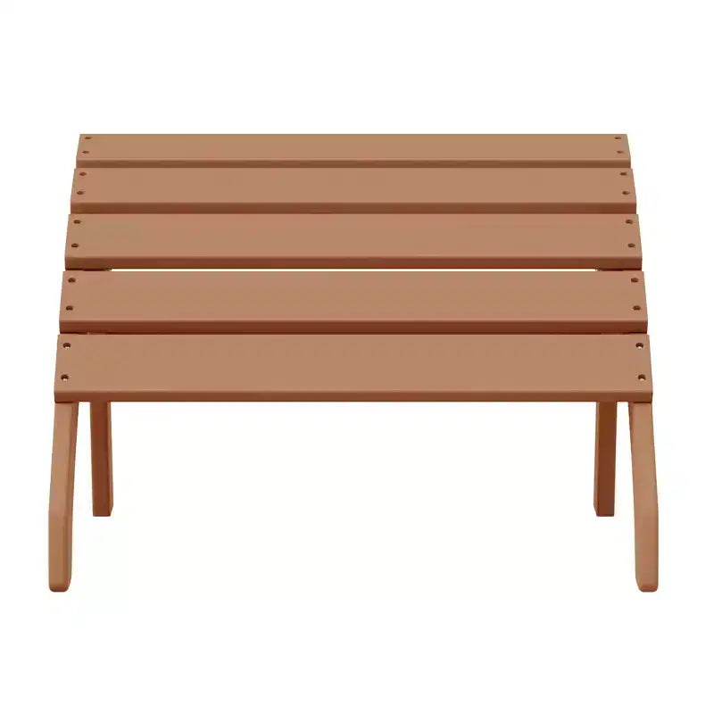 WestinTrends Dylan Poggiapiedi Adirondack per Esterni in HDPE