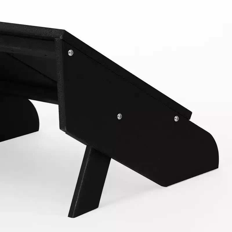 WestinTrends Riviera Pouf Pieghevole da Esterno in Plastica HDPE Stile Adirondack Moderno