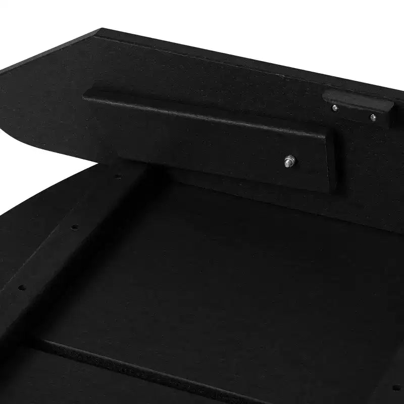 WestinTrends Riviera Pouf Pieghevole da Esterno in Plastica HDPE Stile Adirondack Moderno