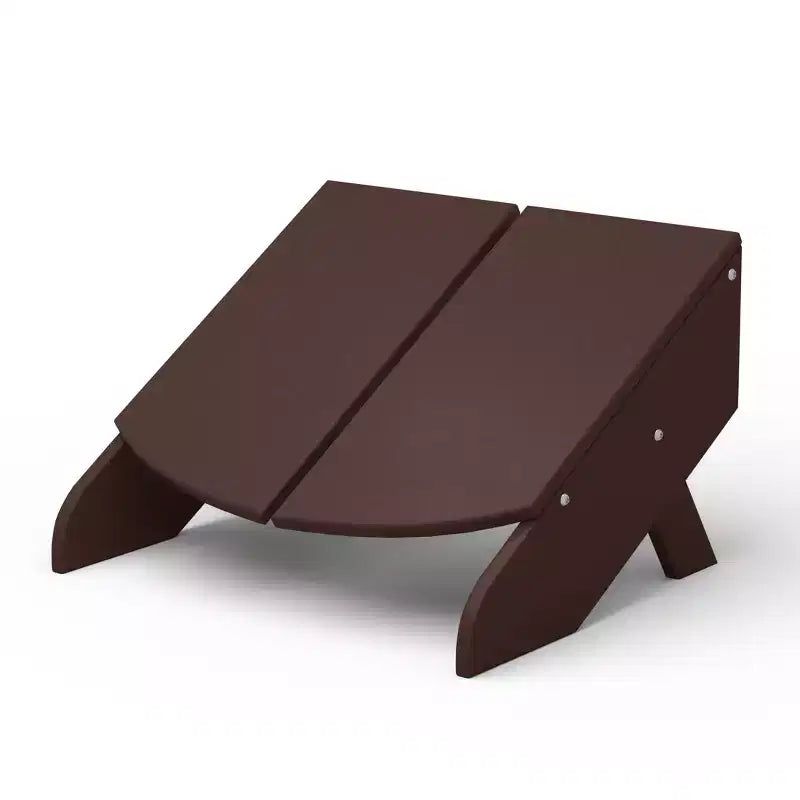 WestinTrends Riviera Pouf Pieghevole da Esterno in Plastica HDPE Stile Adirondack Moderno