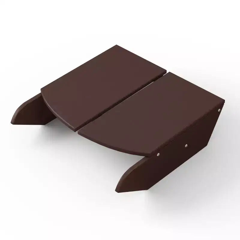 WestinTrends Riviera Pouf Pieghevole da Esterno in Plastica HDPE Stile Adirondack Moderno