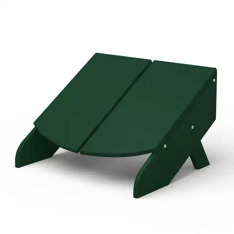 WestinTrends Riviera Pouf Pieghevole da Esterno in Plastica HDPE Stile Adirondack Moderno