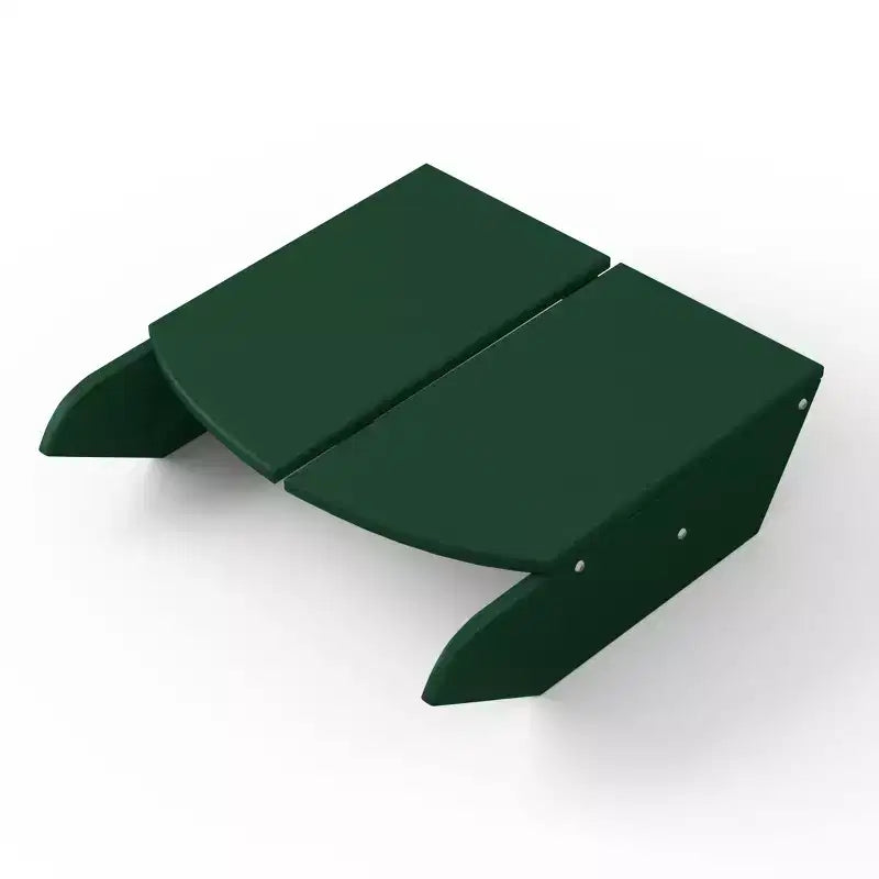 WestinTrends Riviera Pouf Pieghevole da Esterno in Plastica HDPE Stile Adirondack Moderno