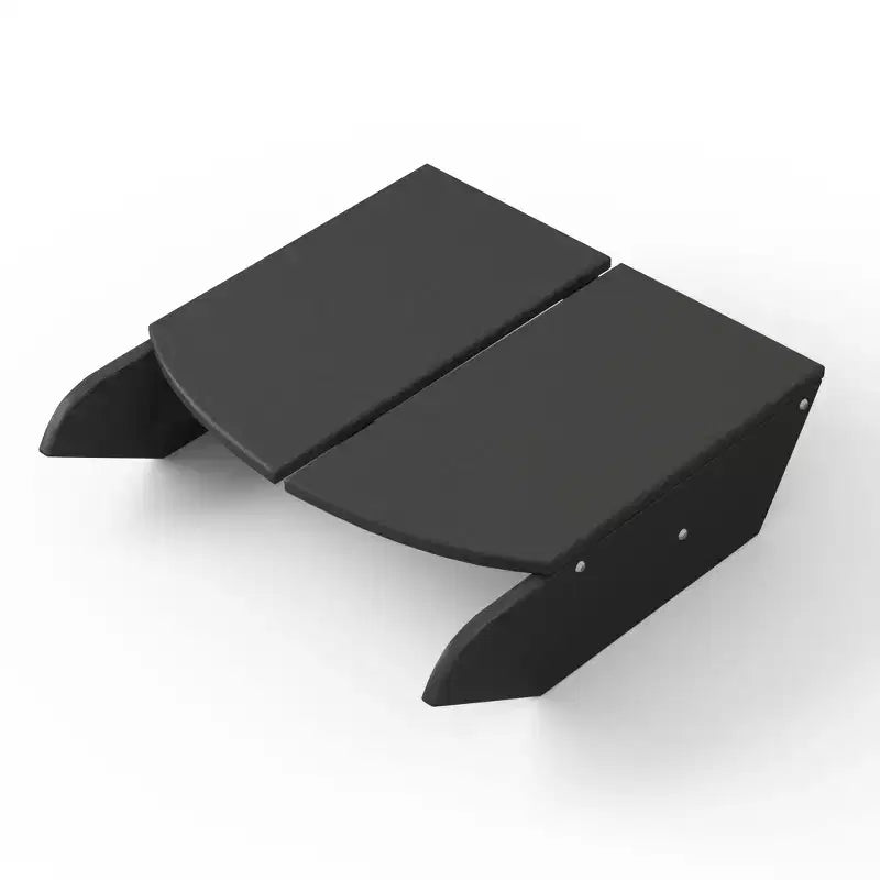 WestinTrends Riviera Pouf Pieghevole da Esterno in Plastica HDPE Stile Adirondack Moderno