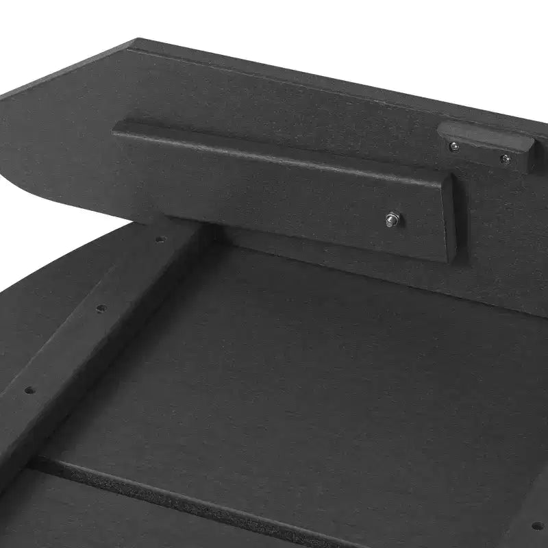 WestinTrends Riviera Pouf Pieghevole da Esterno in Plastica HDPE Stile Adirondack Moderno