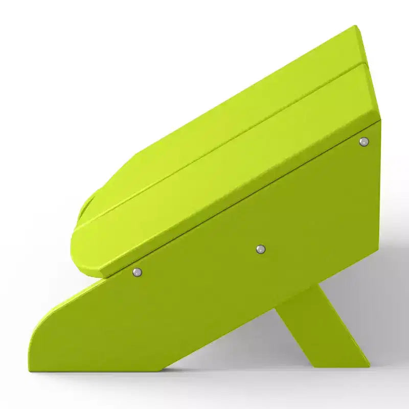 WestinTrends Riviera Pouf Pieghevole da Esterno in Plastica HDPE Stile Adirondack Moderno