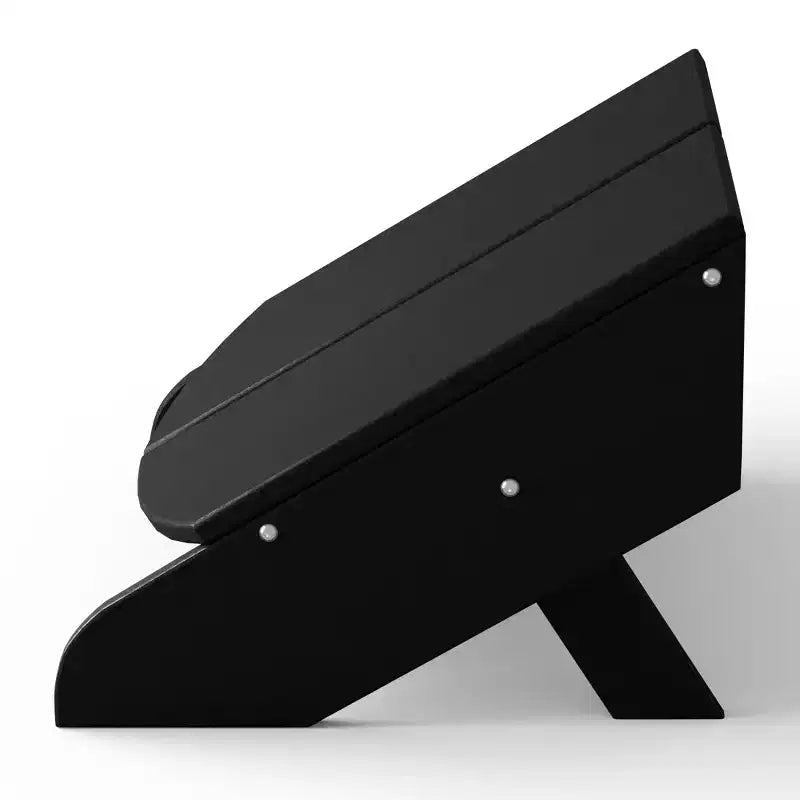 WestinTrends Riviera Pouf Pieghevole da Esterno in Plastica HDPE Stile Adirondack Moderno