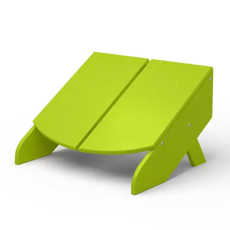 WestinTrends Riviera Pouf Pieghevole da Esterno in Plastica HDPE Stile Adirondack Moderno
