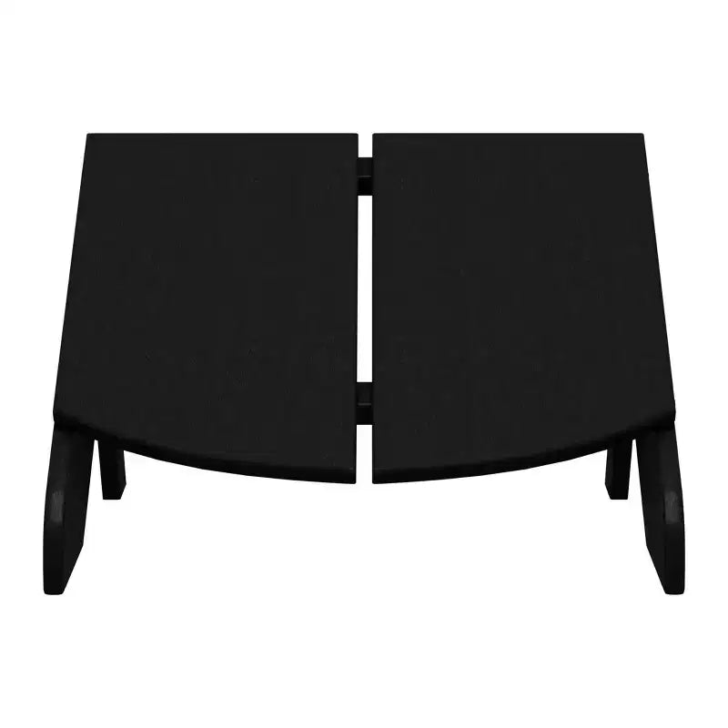 WestinTrends Riviera Modern HDPE Plastic Folding Patio Adirondack Ottoman