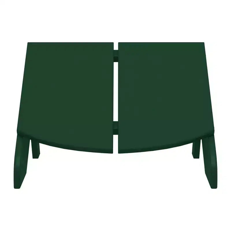 WestinTrends Riviera Pouf Pieghevole da Esterno in Plastica HDPE Stile Adirondack Moderno