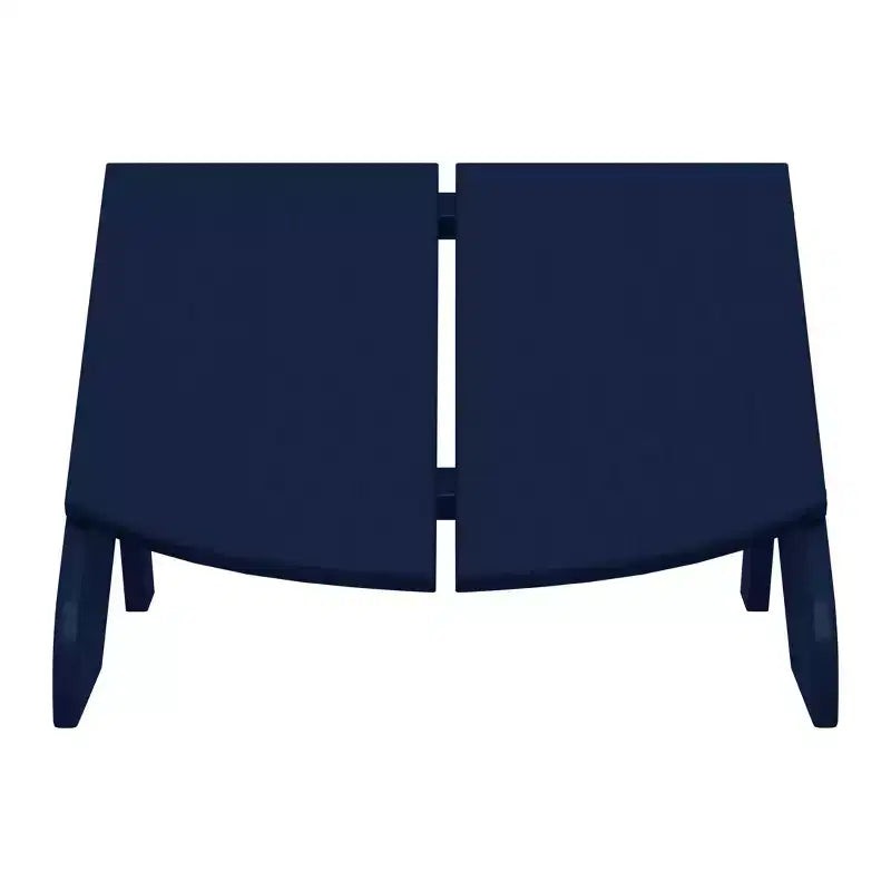 WestinTrends Riviera Pouf Pieghevole da Esterno in Plastica HDPE Stile Adirondack Moderno