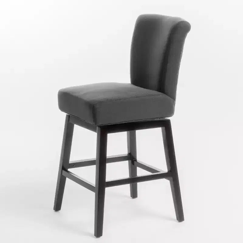 Sgabello da bancone girevole contemporaneo imbottito da 70 cm