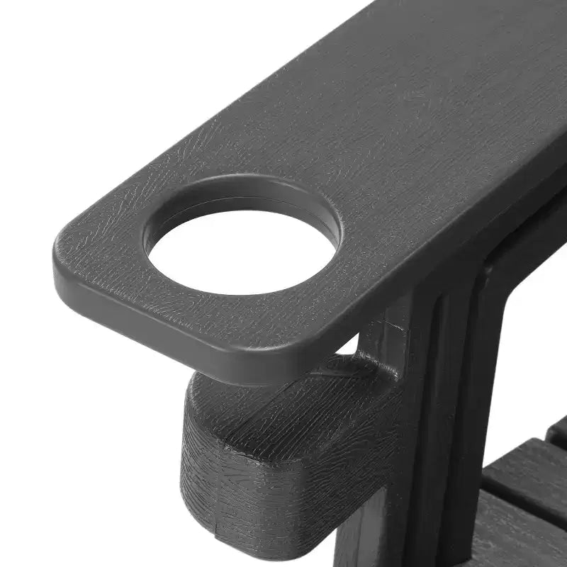WestinTrends Azura, set da 2 sedie da patio Adirondack in plastica HDPE con tavolino laterale da 18 pollici