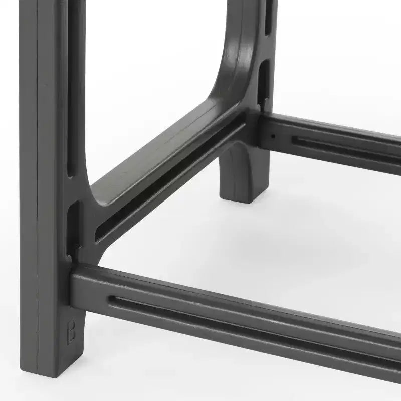 WestinTrends Azura, set da 2 sedie da patio Adirondack in plastica HDPE con tavolino laterale da 18 pollici