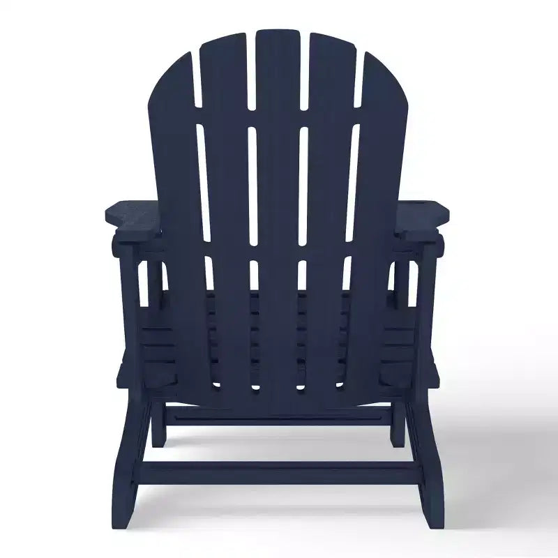 WestinTrends Azura, set da 2 sedie da patio Adirondack in plastica HDPE con tavolino laterale da 18 pollici