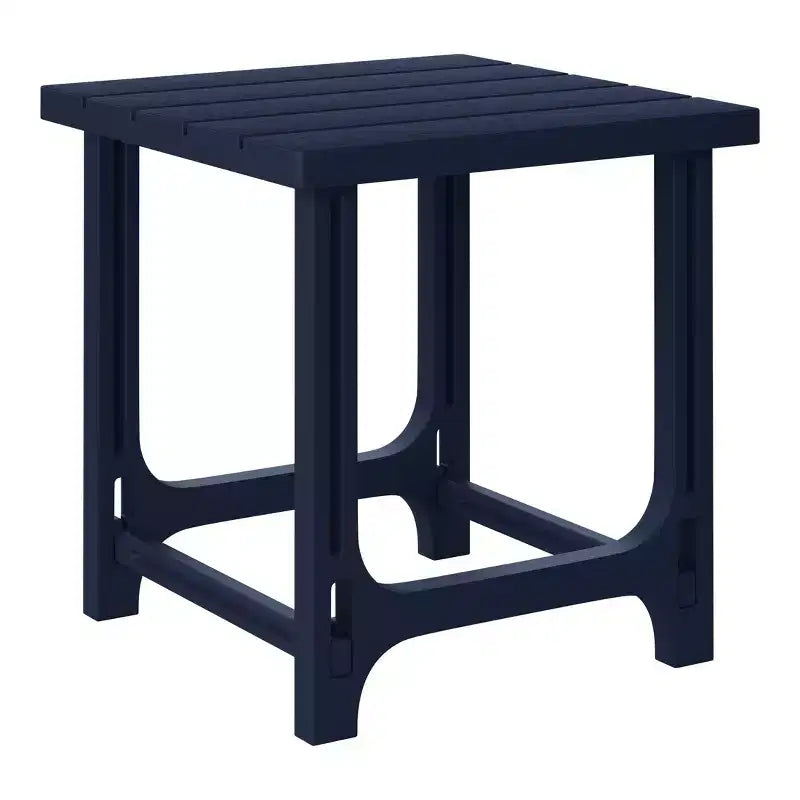 WestinTrends Azura, set da 2 sedie da patio Adirondack in plastica HDPE con tavolino laterale da 18 pollici