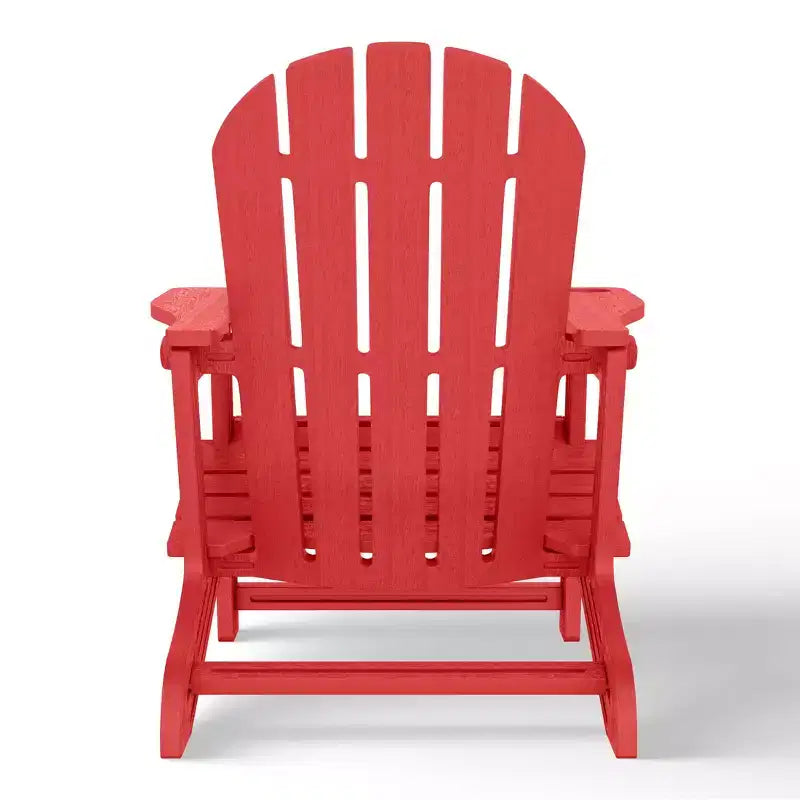 WestinTrends Azura, set da 2 sedie da patio Adirondack in plastica HDPE con tavolino laterale da 18 pollici