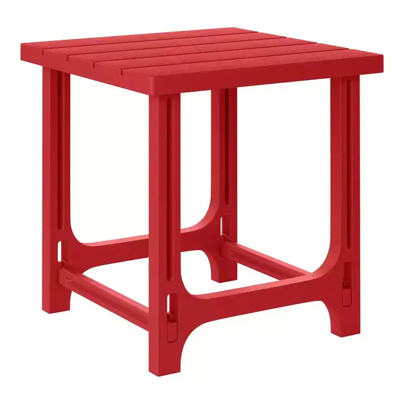 WestinTrends Azura, set da 2 sedie da patio Adirondack in plastica HDPE con tavolino laterale da 18 pollici