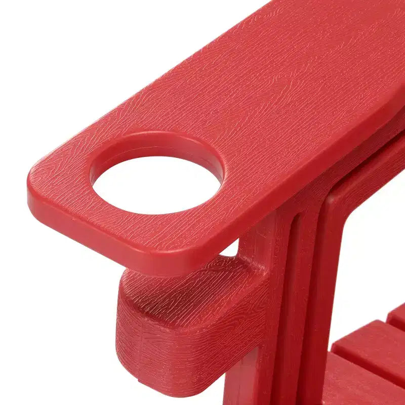 WestinTrends Azura, set da 2 sedie da patio Adirondack in plastica HDPE con tavolino laterale da 18 pollici