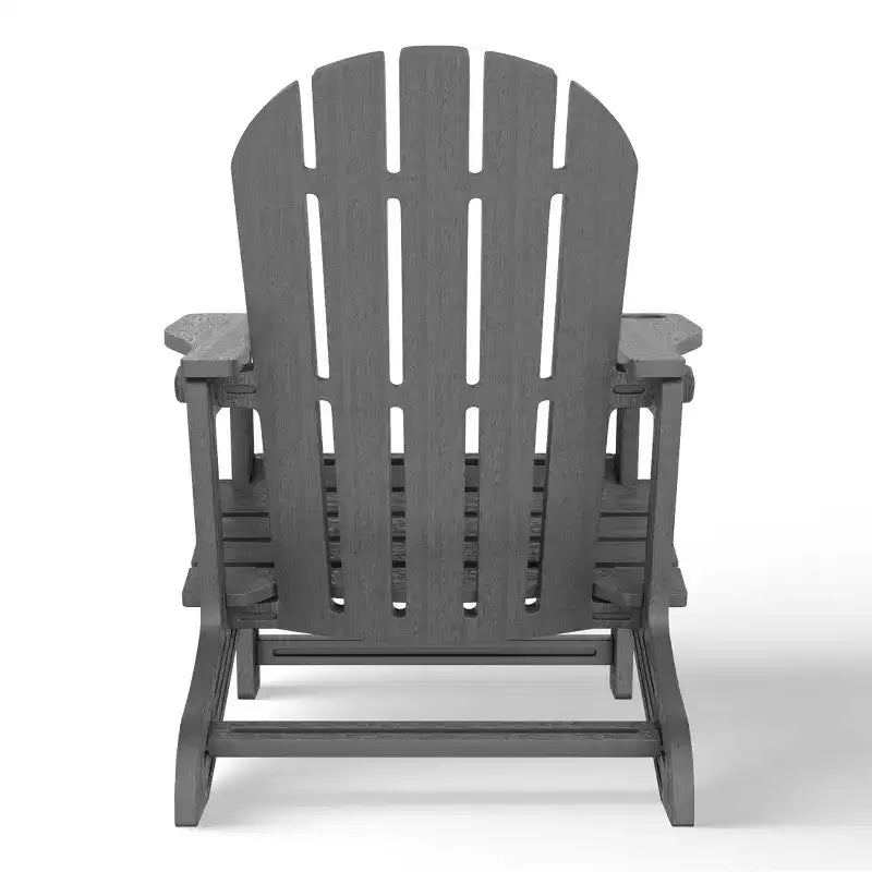 WestinTrends Azura, set da 2 sedie da patio Adirondack in plastica HDPE con tavolino laterale da 18 pollici