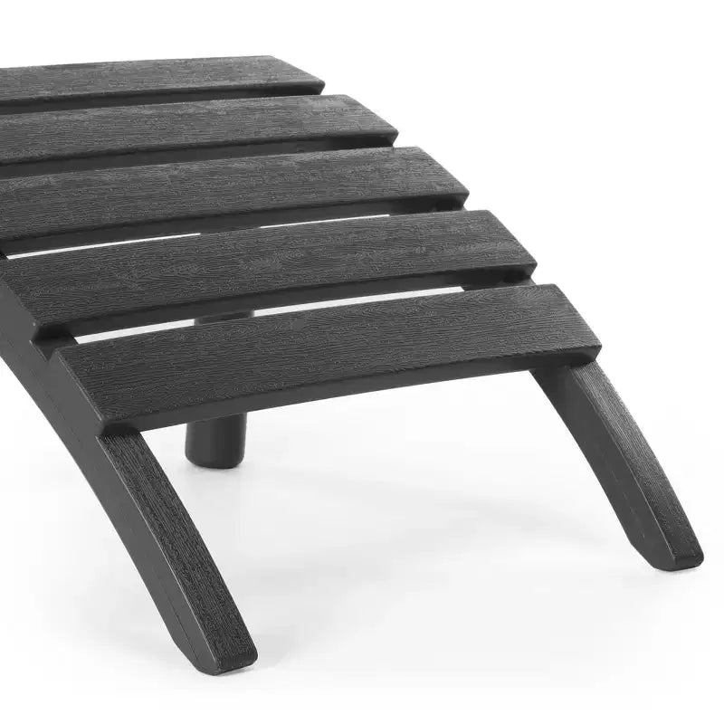 WestinTrends Azura Sedia Adirondack da Esterno in HDPE con Pouf da Esterno Senza Attrezzi