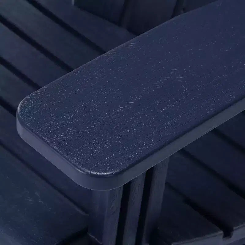 WestinTrends Azura Sedia Adirondack da Esterno in HDPE con Pouf da Esterno Senza Attrezzi