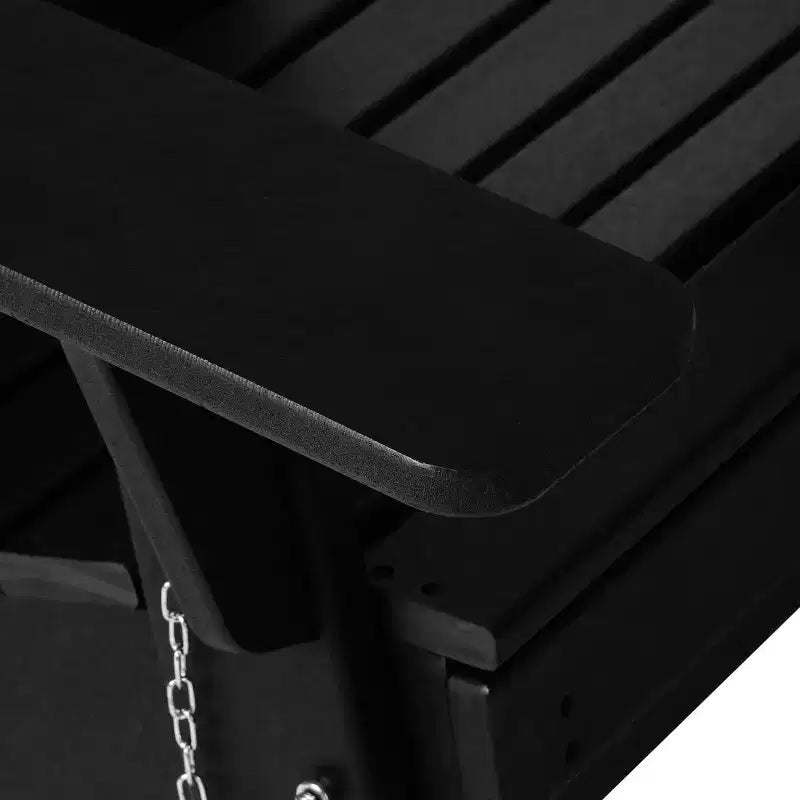WestinTrends Sedia Adirondack Pieghevole Regolabile Malibu con Poggiapiedi Retrattile e Portabicchieri, Legno Invecchiato