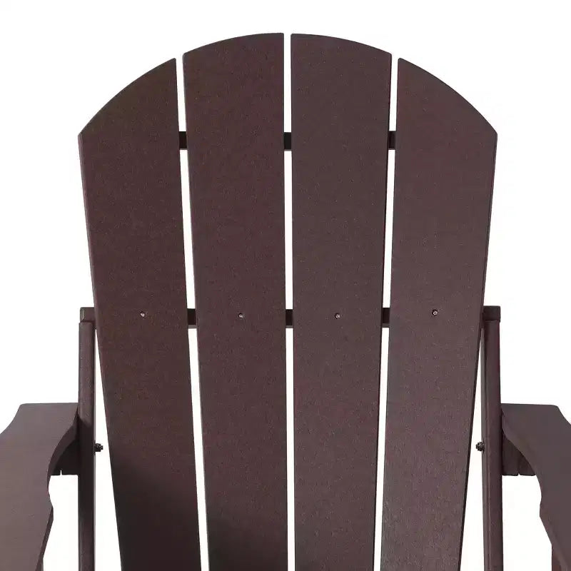 WestinTrends Sedia Adirondack Pieghevole Regolabile Malibu con Poggiapiedi Retrattile e Portabicchieri, Legno Invecchiato
