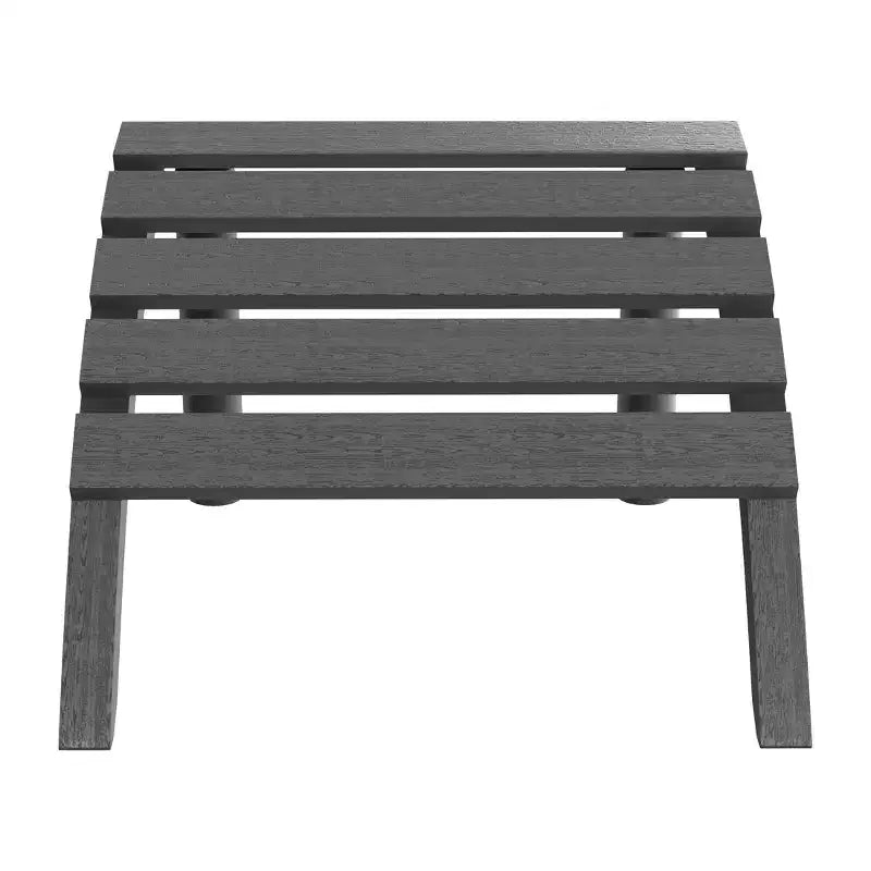 WestinTrends Azura Sgabello Poggiapiedi Adirondack per Esterni in HDPE