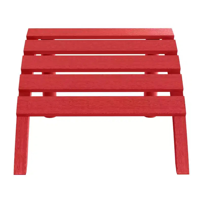 WestinTrends Azura Sgabello Poggiapiedi Adirondack per Esterni in HDPE