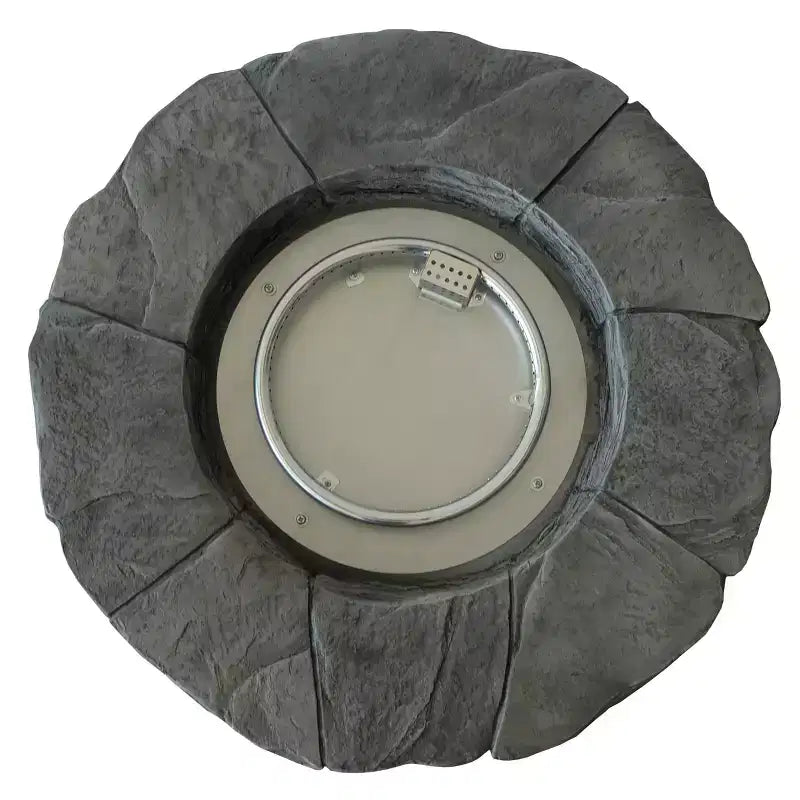 Set da 5 pezzi GDFStudio Jasper con sedie Adirondack e braciere da esterno in legno di acacia