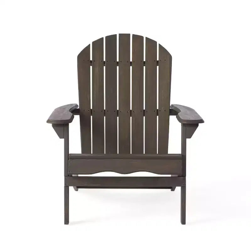 Set da 5 pezzi GDFStudio Jasper con sedie Adirondack e braciere da esterno in legno di acacia