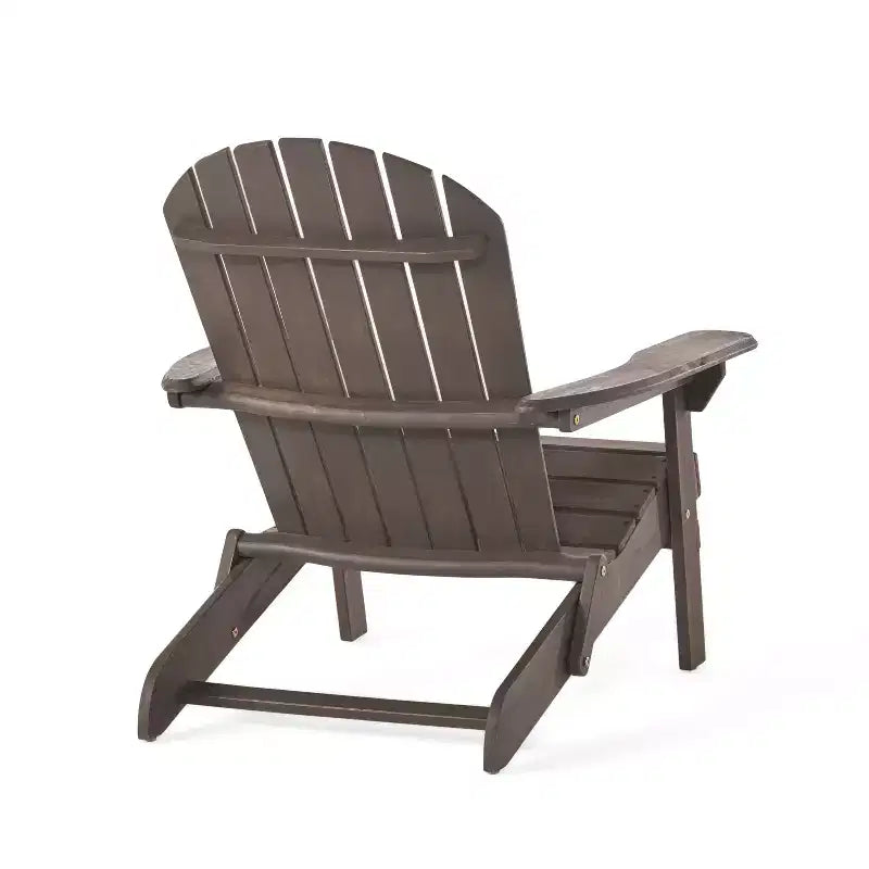 Set da 5 pezzi GDFStudio Jasper con sedie Adirondack e braciere da esterno in legno di acacia